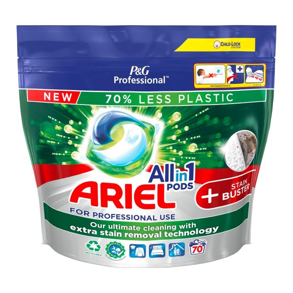 Lessive Capsule Ariel Pods All In One Ultra Détachant x60 - Obbi